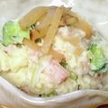 ぽちくう's cooksnap of when they made たくあんのポテトサラダ♪.