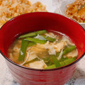 まりぴぴ♡'s cooksnap of when they made ふわふわニラかき玉汁✿和風だしを使って♫.
