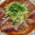 吉祥子's cooksnap of when they made 初鰹！お刺身はドーンと厚切りで！.