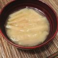 ☆baobab☆'s cooksnap of when they made 母の味☆煮物みたいなずいきの味噌汁.