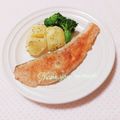 まあまま☆0403's cooksnap of when they made 鮭のムニエル♪簡単オリーブオイル片栗粉で.