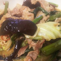 ♡mio1216♡'s cooksnap of when they made 簡単！とろとろナスと小松菜と豚の生姜焼き.