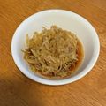 sirokuro's cooksnap of when they made レンジで節約おかず！もやしのめんつゆ和え.