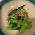 おかすんよ's cooksnap of when they made 簡単♪小松菜のお浸し.