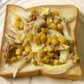 ベティ３'s cooksnap of when they made 朝食やランチに♪オニオンツナマヨトースト.
