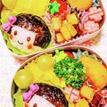 ☆たぁこ♪☆'s cooksnap of when they made おかっぱちゃんおにぎり＊キャラ弁.