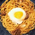 かおりった's cooksnap of when they made 簡単♡激うま♡すき焼きパスタ.