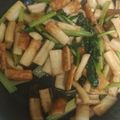 クックプ～'s cooksnap of when they made 小松菜ちくわの姜葱醤炒め.
