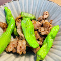 ねこ好き人間's cooksnap of when they made 豚こまとしし唐のマヨネーズ炒め.
