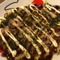 aimy_nh's cooksnap of when they made たこ焼きの粉でお好み焼き！.