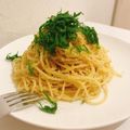 さかぱーな's cooksnap of when they made ✿たらこのバター醤油パスタ～大葉のせ～✿.