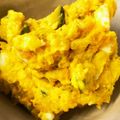のんのんSTELLA's cooksnap of when they made 娘が大好きなかぼちゃと卵のサラダ.