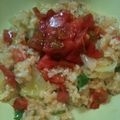 Yukatin★'s cooksnap of when they made レタスとトマトの炒飯.