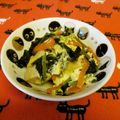 龍青空ママ's cooksnap of when they made 高野豆腐と小松菜の卵とじ.