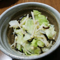 ramieru's cooksnap of when they made 蒸しキャベツとえのきの塩こんぶ和え.