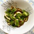 バウンド's cooksnap of when they made 3分副菜！オクラ・椎茸・大葉の胡麻和え♪.