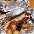 チコリママ's cooksnap of when they made 魚屋の秋鮭ときのこの味噌バターホイル焼き.