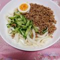 ♪としクック♪'s cooksnap of when they made うどんで簡単☆ピリ辛ジャージャー麺♪♪.