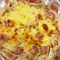 ママメイン！時々子供's cooksnap of when they made えのきベーコンのチーズ焼き☆ホイル焼き.