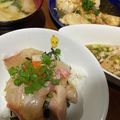 まもくるりん's cooksnap of when they made ♪美味しいマグロ（ハマチ）の山かけづけ丼.