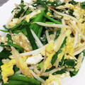 waka0812's cooksnap of when they made ☆ふわとろ☆ニラともやしの卵綴じ.