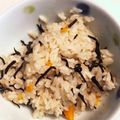 riohei's cooksnap of when they made 簡単　白だしでひじきの炊き込みごはん.