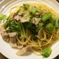 ベティ３'s cooksnap of when they made 豚肉とレタスのレモンバターパスタ.