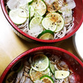 ミカリンリンリンリン's cooksnap of when they made 冷やしすだち蕎麦.