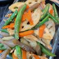 miccherry's cooksnap of when they made れんこんといんげんのきんぴら.