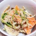 食い意地がすごい's cooksnap of when they made レンジで簡単！レンコンと豆苗のサラダ♪.