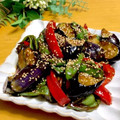 ルパンのかあさん☆彡's cooksnap of when they made ホシサンしそみそ＊揚げナスと揚げ野菜がけ.
