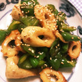 だいぽよ☆'s cooksnap of when they made ちくわとピーマンの甘辛炒め.