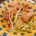あちゃママ♡'s cooksnap of when they made リメイク★残った唐揚げで中華サラダ.