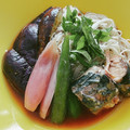 yokoyoko76's cooksnap of when they made さば缶と夏野菜のそうめん煮.