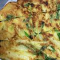 さら食堂's cooksnap of when they made じゃがいもとニラのチヂミ【簡単♪】.