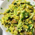 にこぱん☻'s cooksnap of when they made みんな好きな味！水菜と卵の炒め物♪.