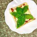ふたごゆき's cooksnap of when they made 材料3つ★マルゲリータ風トースト.