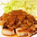 ボニタロー's cooksnap of when they made オニオンソースでちょい豪華♪ポークソテー.