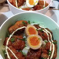 ryuhis's cooksnap of when they made 業務用唐揚げの甘辛丼♪.