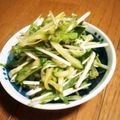 miwappy's cooksnap of when they made 水菜とキュウリのサラダ.