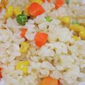 アヒる子's cooksnap of when they made ミックスベジタブルで父のバターピラフ.