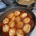 クックZ2KYHX☆'s cooksnap of when they made ふわふわ煮込み豆腐ハンバーグ.