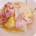 あしご's cooksnap of when they made ベーコンの出汁が染みた♡大根と白菜の煮物.