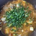 夜空キッチン's cooksnap of when they made 牛スジの辛み鍋(カルビスープ).