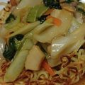 さざんか©'s cooksnap of when they made 【基本】豚肉と野菜の簡単あんかけ焼きそば.