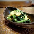 inyako's cooksnap of when they made ★小松菜と炒り卵のサッパリぽん酢和え★.