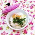 ｍａｒｉ♪'s cooksnap of when they made 鶏ハムと温泉卵の親子和え.