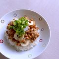 hiroerico's cooksnap of when they made シンプルに。チクワ納豆ご飯.
