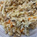 te_sanae's cooksnap of when they made 鶏ひき肉の和風チャーハン☆.