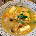 ばたみそーぱん☆'s cooksnap of when they made 10分でできる！春雨とキムチの卵とじ煮.